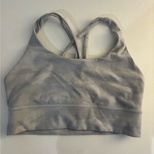 Lululemon grey camo sports bra